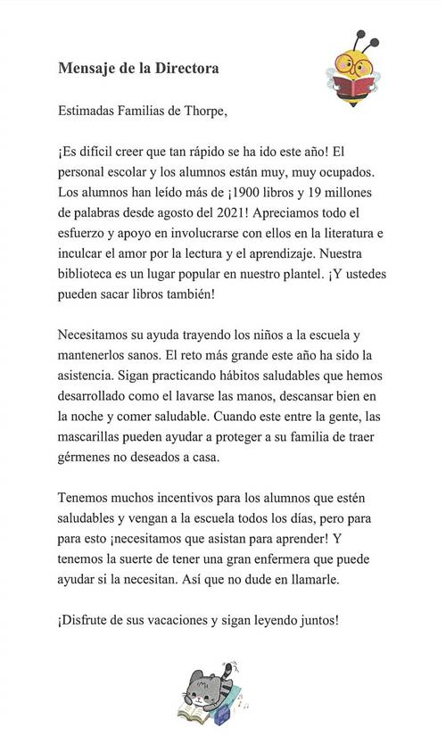 Principal Message Sp